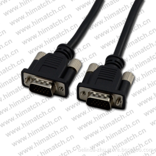 HD 15pin Flexible VGA Cable Male to Male